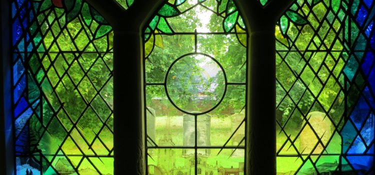stained glass window st marys lapworth